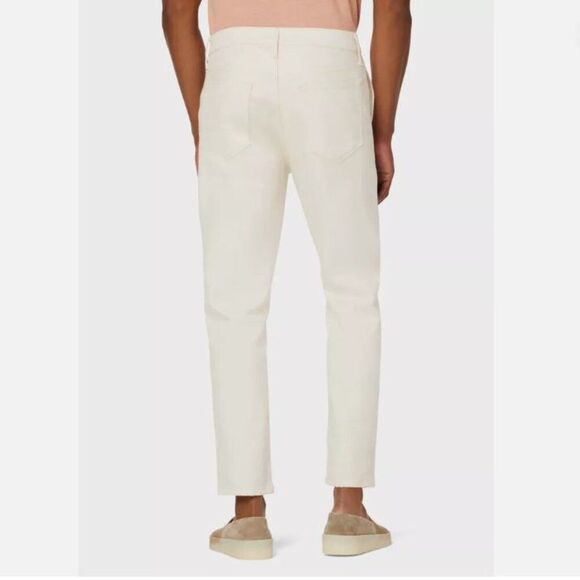 New Joe's Jeans The Diego Denim Trouser Tapered + Cropped in Ecru size 36 - Picture 3 of 16